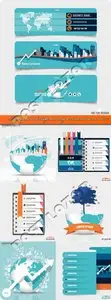 Infographics and diagram design elements vector set 147