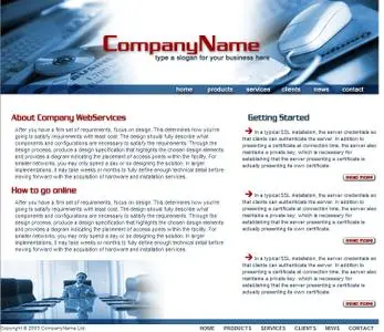 Full Site Template (html + psd) 