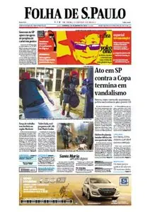 Jornal Folha de São Paulo - 26 de janeiro de 2014 - Domingo