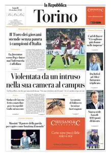 la Repubblica Torino - 31 Ottobre 2022