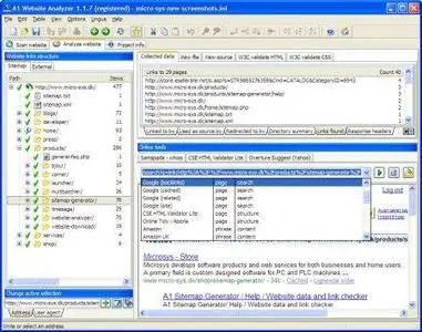 Micro-Sys A1 Website Analyzer 1.2.4