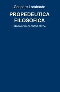 PROPEDEUTICA FILOSOFICA