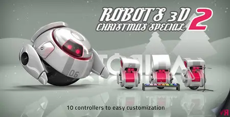 Robots 3D Christmas Special II - Project for After Effects (VideoHive)