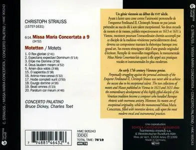 Concerto Palatino - Christoph Strauss: Missa Maria Concertata (1999)