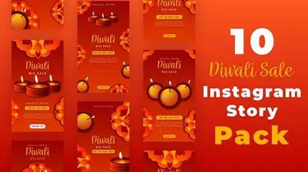 Diwali Sale Instagram Story Pack 34145883