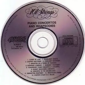 101 Strings - Piano Concertos And Rhapsodies (1973) {1986 Alshire} **[RE-UP]**