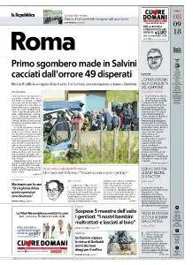 la Repubblica Roma - 8 Settembre 2018
