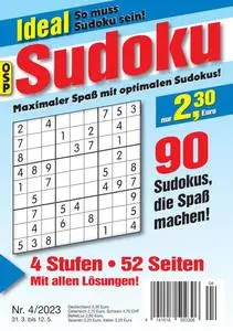 Ideal Sudoku - Nr.4 2023
