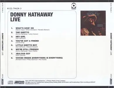Donny Hathaway - Live (1972) [2013, Japan]