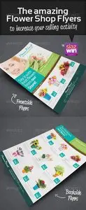 GraphicRiver The Amazing Flower Shop Flyers