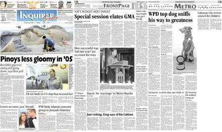 Philippine Daily Inquirer – January 09, 2005