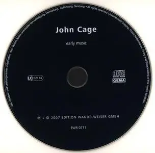 John Cage - Early Music - Edwin Alexander Buchholz, Joanna Becker (2007) {Edition Wandelweiser Records ‎EWR 0711}