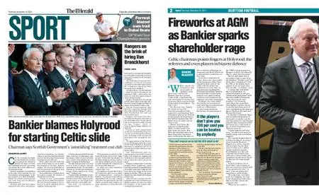 The Herald Sport (Scotland) – November 18, 2021