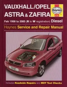 Vauxhall/Opel - Astra & Zafira Diesel Feb 1998 to 2000