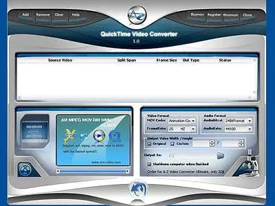 A-Z QuickTime Video Converter v4.32