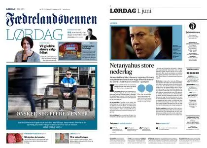 Fædrelandsvennen – 01. juni 2019