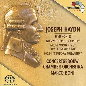 Concertgebouw Chamber Orchestra, Marco Boni - Haydn: Symphonies No.22, 44 & 64 (2003) [Official Digital Download 24/88]