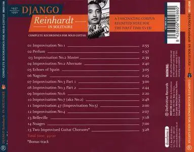 Django Reinhardt - In Solitaire: Complete Recordings for Solo Guitar 1937-1950 (2005)