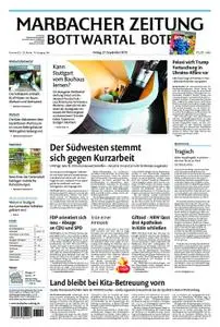 Marbacher Zeitung - 27. September 2019