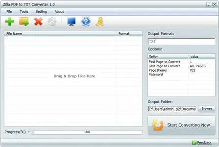 PDF To TXT Converter 1.3