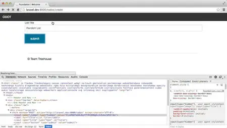 TeamTreeHouse - Laravel Basics