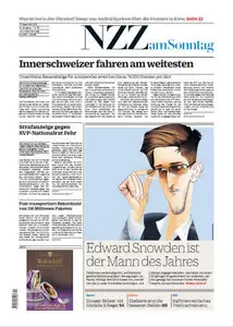 Neue Zuericher Zeitung Sonntag 15 Dezember 2013