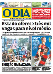 Jornal O Dia - 17 de setembro de 2012 - Segunda