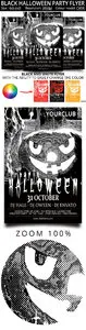 CreativeMarket - Black and white flyer for the Hallow