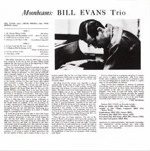 The Bill Evans Trio - Moon Beams (1962) {OJC Remasters Complete Series rel 2012, item 21of33}