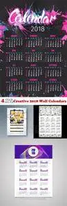 Vectors - Creative 2018 Wall Calendars