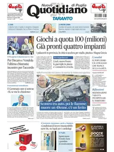 Quotidiano di Puglia Taranto - 31 Agosto 2025