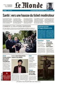 Le Monde du Dimanche 27 et Lundi 28 Octobre 2024