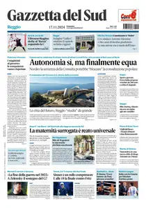 Gazzetta del Sud Reggio Calabria - 17 Novembre 2024