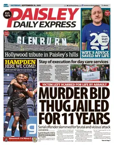 Paisley Daily Express - 20 September 2025