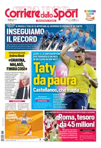 Corriere dello Sport Roma - 8 Agosto 2024