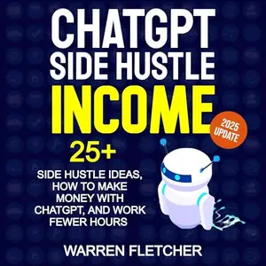 ChatGPT Side Hustle Income: 25+ Side Hustle Ideas, How to Make Money With ChatGPT, and Work Fewer Hours [Audiobook]