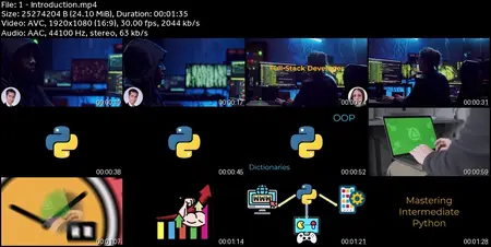 Python course from Zero-to-Hero - Intermediate Level