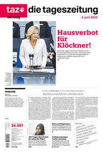 taz die tageszeitung  - 03 Juni 2025