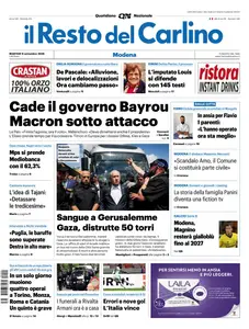 Il Resto del Carlino Modena - 9 Settembre 2025