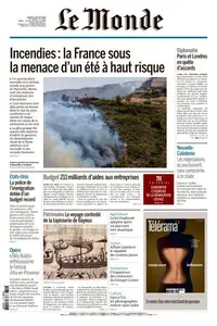 Le Monde du Jeudi 10 Juillet 2025