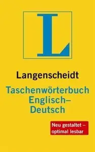 Langenscheidt Taschenwörterbuch Englisch: Englisch-Deutsch: Rund 65 000 Stichwörter und Wendungen (Repost)