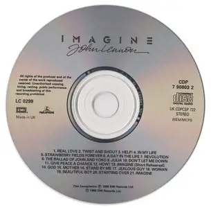 John Lennon - Imagine: Music From The Motion Picture (1988)