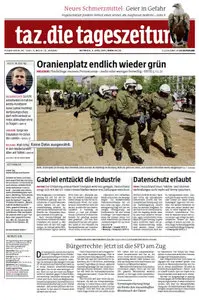 Tageszeitung TAZ vom 09 April 2014