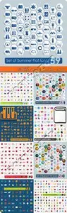 Stickers universal icon vector 