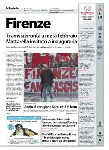 la Repubblica Firenze - 26 Gennaio 2019
