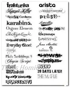 115 Top Hip-Hop Fonts