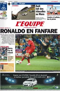 L'EQUIPE - 18 Juin 2012
