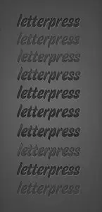 Letterpress PS Styles
