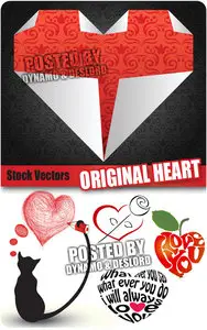 Original heart - Stock Vectors