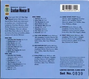 Grachan Moncur III - Mosaic Select (1963-67) [3CD] {2003 Mosaic Remaster}